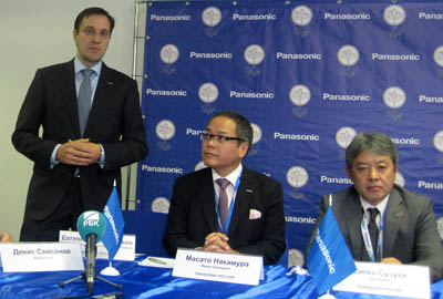 Слева направо: Евгений Трещетенков, Масато Накамура, Сигео Сузуки