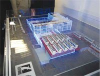Макет суперкомпьютерного центра МГУ