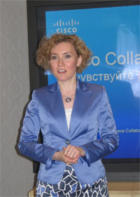 Степанова Ирина, региональный директор подразделения Cisco «Технологии для совместной работы