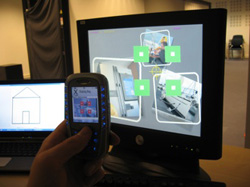 Мобильный телефон используют в качестве компьютерной 3D-мыши