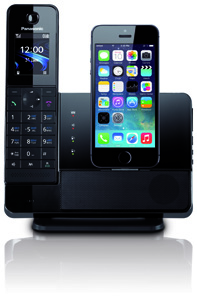 Panasonic представил DECT-телефон с док-станцией для iPhone