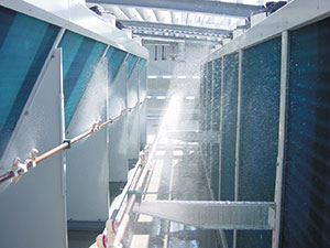 Наружное воздушное охлаждение ЦОДа с применением орошения