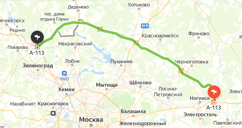 съезд с м11 на цкад в сторону м4.