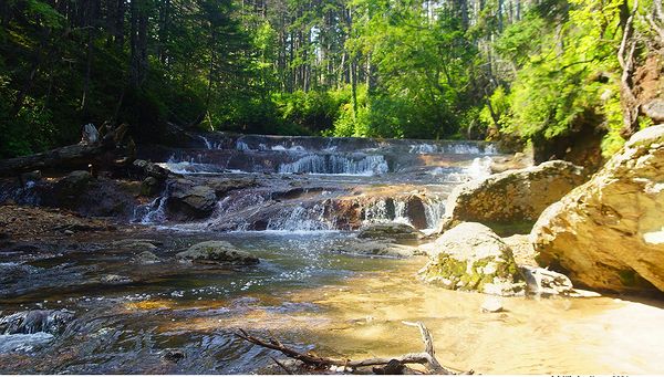 Водопады на Кислом ручье Водопады на Кислом ручье