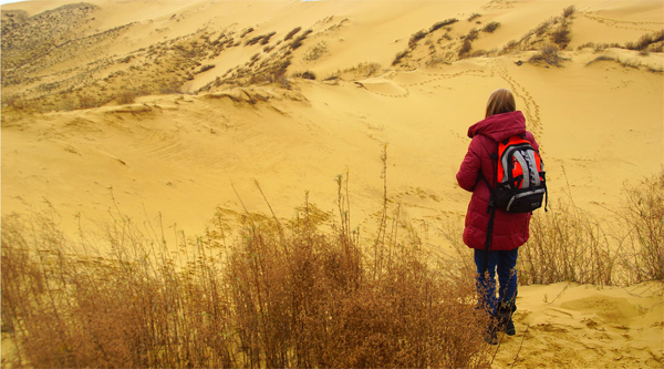 На бархане Сары-Кум