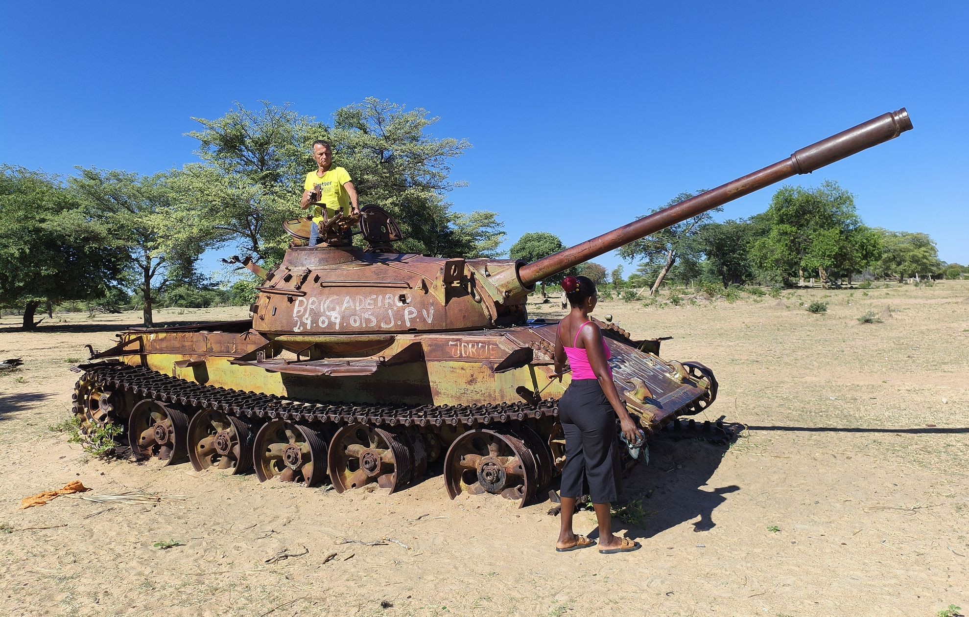 Ржавый советский танк