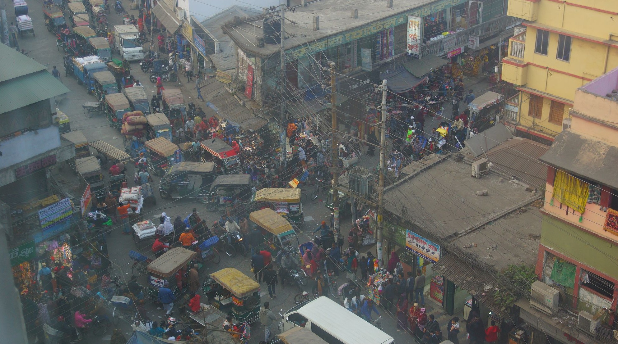 Пробки — бич Бангладеш